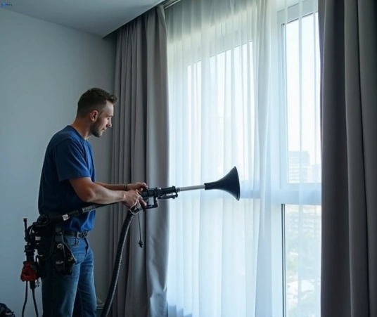 Professional drapes cleaning process tools Matty Curtain Cleaning nudgee-beach
