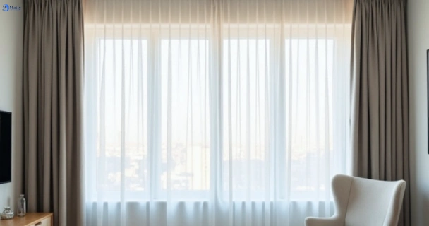 Restored vibrant drapes in nudgee-beach QLD after Matty Curtain Cleaning